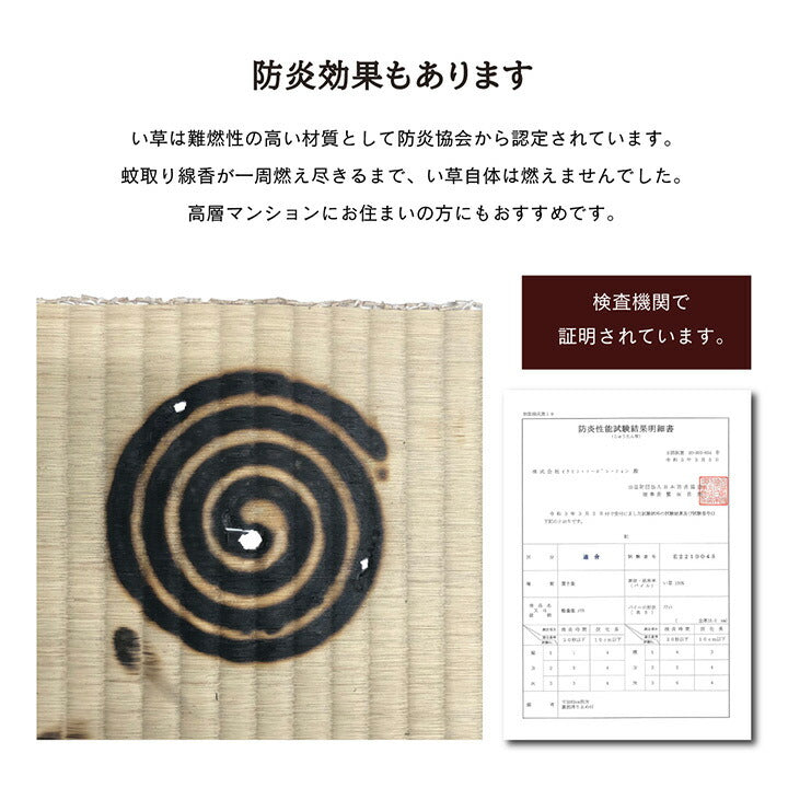 い草 置き畳 ユニット畳 システム畳 無地調 シンプル モダン シック おしゃれ空間 消臭 縁無し お手入れ簡単 裏面滑り止め 収納便利 約70×70×1.5cm 単品 送料無料