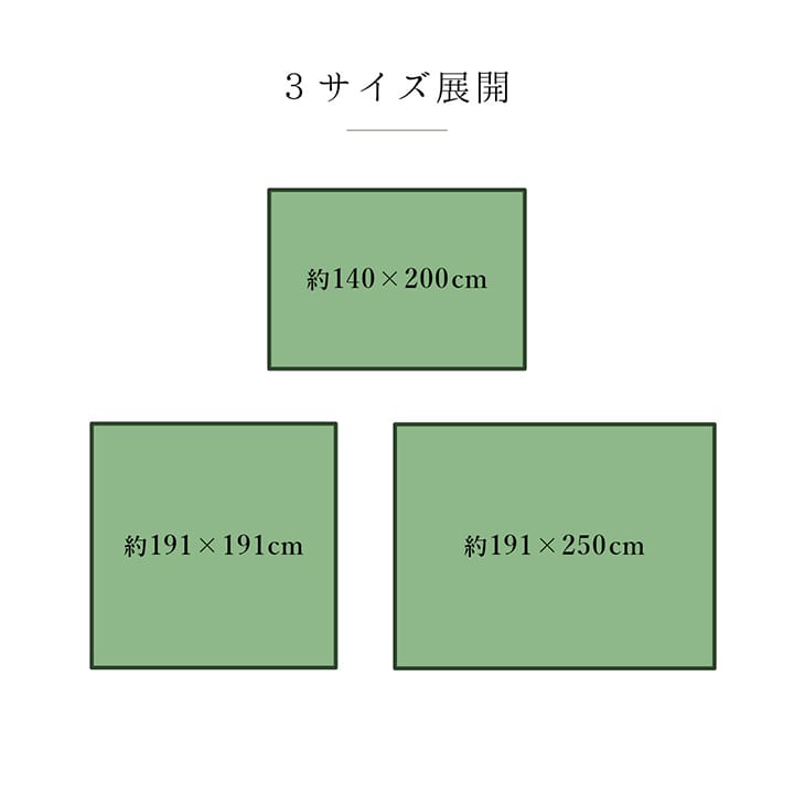 ラグ 純国産 国産 日本製 い草 抗菌防臭 自然素材 モダン 『DXカラフルブロック』 約191×250cm 送料無料 - 【公式】allecore(アレコレ) 家具インテリア・生活雑貨のオンライン通販
