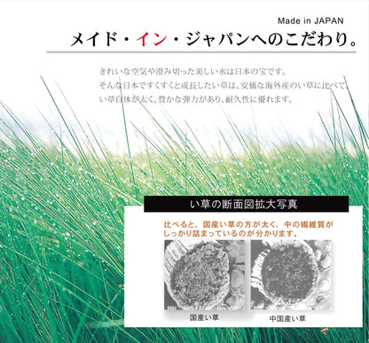 い草ラグ 国産 ラグ カーペット 約2畳 正方形 『Fレンガ』 約191×191cm (裏:ウレタン） 送料無料 - 【公式】allecore(アレコレ) 家具インテリア・生活雑貨のオンライン通販