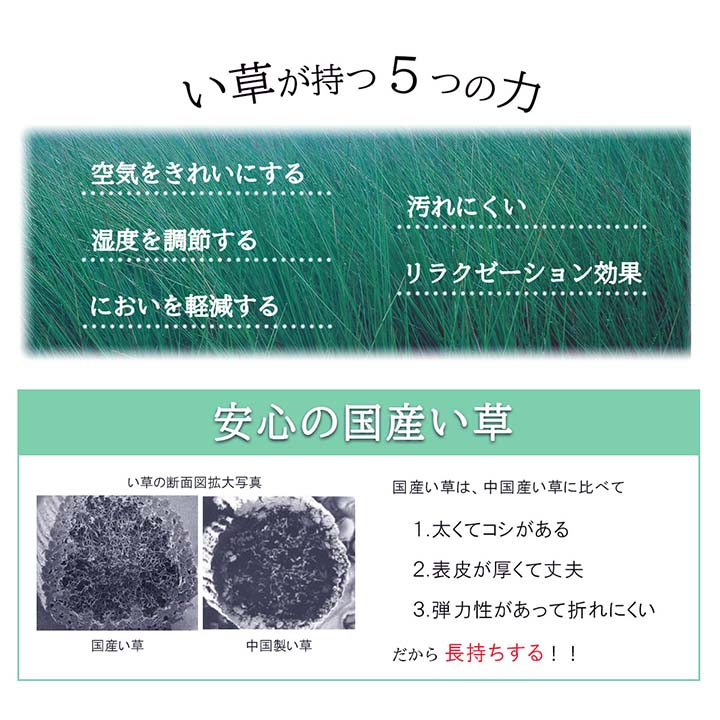 ラグ 正方形 夏用 ふっくら い草 サークル 191×191cm 送料無料 - 【公式】allecore(アレコレ) 家具インテリア・生活雑貨のオンライン通販