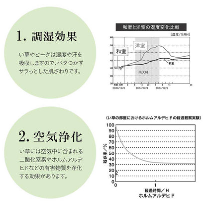 日本製 国産 純国産 沖縄ビーグ ラグ い草 約191×191cm (裏:不織布） 送料無料