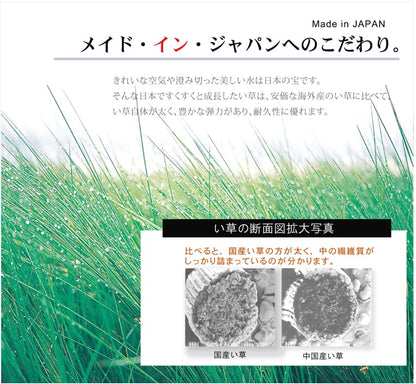 純国産 い草ラグカーペット 格子柄シンプルモダン 『Fライト』 約191×250cm 送料無料 - 【公式】allecore(アレコレ) 家具インテリア・生活雑貨のオンライン通販