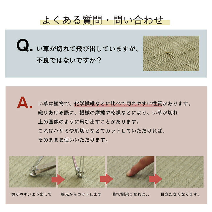 ラグ い草 ギャベ 自然素材 抗菌防臭 滑り止め不織布 約191×250cm 送料無料