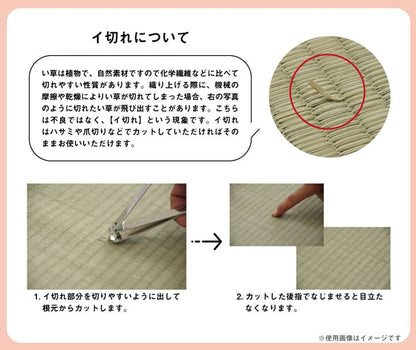 ラグ 小林製薬 持続性抗菌剤 KOBA-GUARD 制菌 抗菌防臭  滑り止め ウレタン 不織布 夏 い草 グラデーション 約190×190cm 送料無料 - 【公式】allecore(アレコレ) 家具インテリア・生活雑貨のオンライン通販