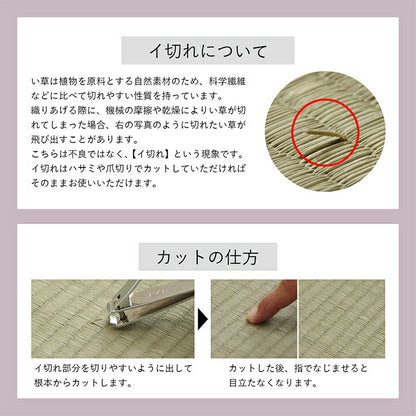 い草 畳 自然素材 カーペット ラグ インテリア 夏用 節電 無地 涼しい チェック柄 シンプル おしゃれ 滑り止め クッション性 約180×240cm 送料無料