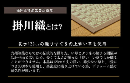 純国産 掛川織 い草カーペット 『奥丹後』 本間8畳(約382×382cm） 送料無料