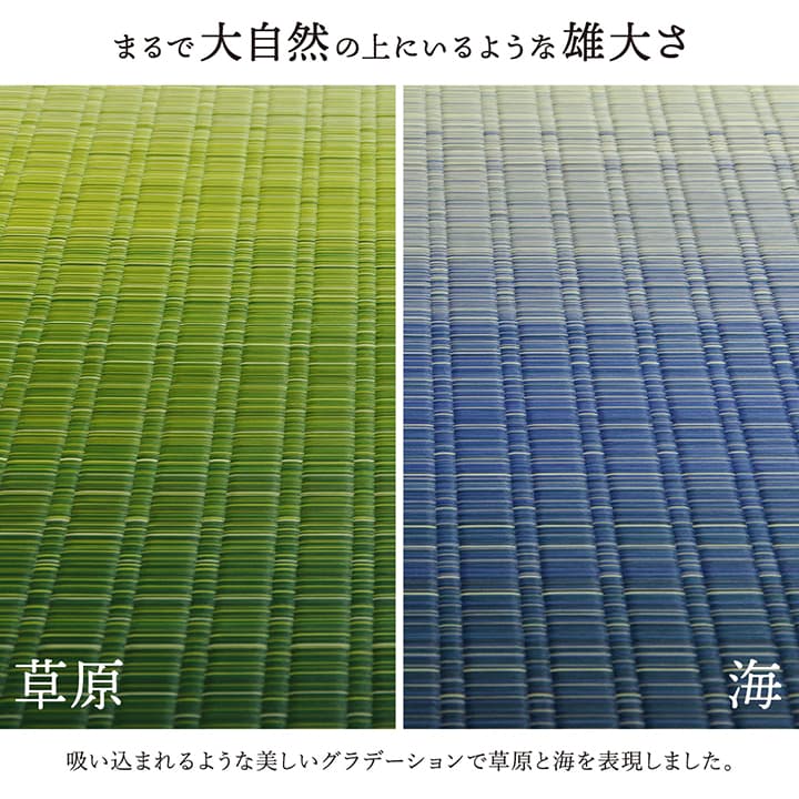 敷物 花ござ 国産 純国産 日本製 い草 掛川織 モダン 抗菌防臭 自然素材 江戸間2畳 約174×174cm 送料無料