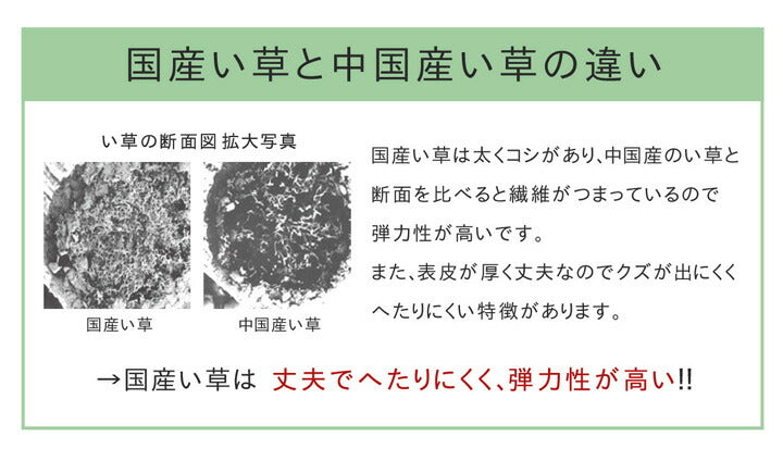 キッチンマット270cm滑りにくい加工国産い草シンプル『おさかな』約60×270cm 送料無料