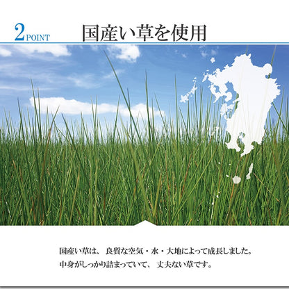 敷物 花ござ 国産 純国産 日本製 小林製薬 持続性抗菌剤 KOBA-GUARD 制菌 抗菌防臭  夏 い草 市松 モダン 江戸間6畳 約261×352cm 送料無料