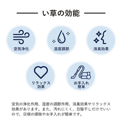 上敷き ゴザ 敷詰 カーペット い草 自然素材 日本製 国産 消臭 ナチュラル 市松柄 シンプル 本間4.5畳 約286.5×286cm 送料無料