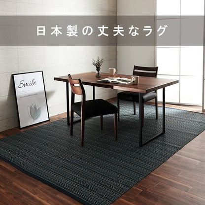 【新商品】洗える カーペット ダイニング ラグ 敷詰 丈夫 日本製 国産 除菌スプレー対応 アウトドア ペット 本間8畳（約382×382cm） 送料無料