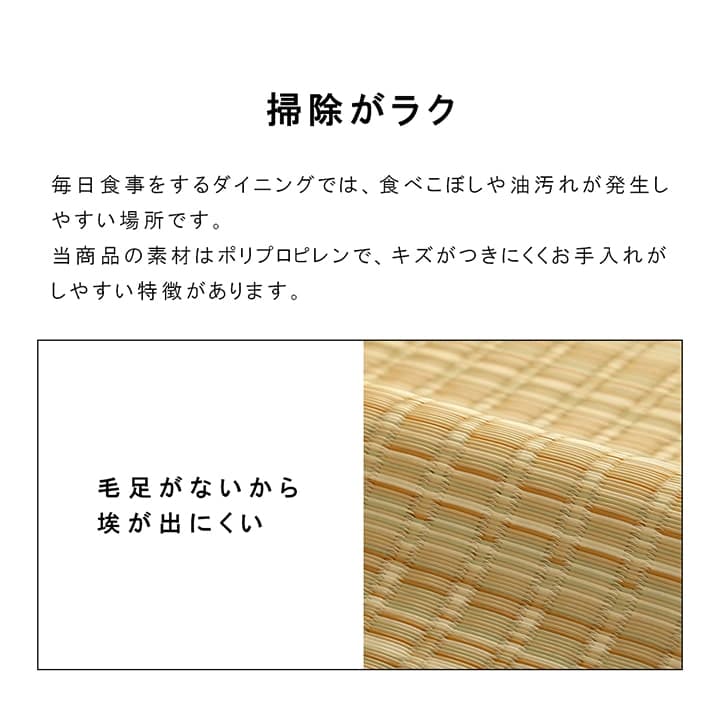 【新商品】洗える カーペット ダイニング ラグ 敷詰 丈夫 日本製 国産 除菌スプレー対応 アウトドア ペット 本間1畳（約95.5×191cm） 送料無料