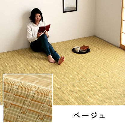 【新商品】洗える カーペット ダイニング ラグ 敷詰 丈夫 日本製 国産 除菌スプレー対応 アウトドア ペット 本間1畳（約95.5×191cm） 送料無料