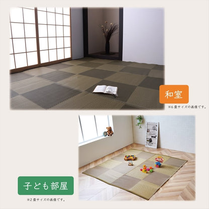【新商品】洗える ござ 日本製 国産 カーペット 丈夫 除菌スプレー対応 敷詰 ラグ 敷物 ナチュラルスタイル アウトドア レジャー ペット 江戸間1畳（約87×174cm） 送料無料