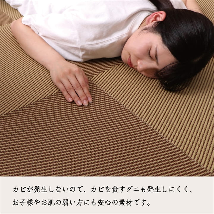 【新商品】洗える ござ 日本製 国産 カーペット 丈夫 除菌スプレー対応 敷詰 ラグ 敷物 ナチュラルスタイル アウトドア レジャー ペット 江戸間1畳（約87×174cm） 送料無料