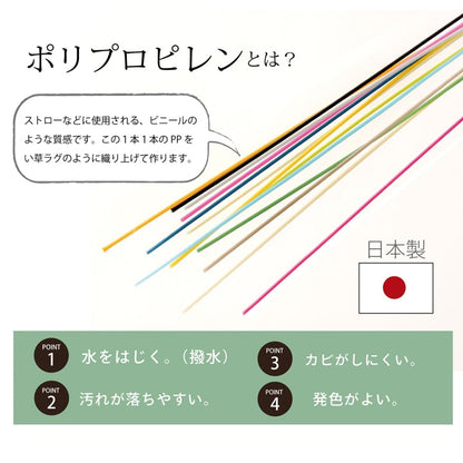 ラグ  PPカーペット 『Fウィード』 江戸間2畳（約174×174cm） 送料無料