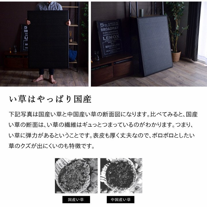 【新商品】マットレス 三つ折り 日本 国産 畳 カビ防止 置き畳 軽量 梅雨 湿気 対策 新生活 こたつ敷 フロアマット 約140×210cm 送料無料