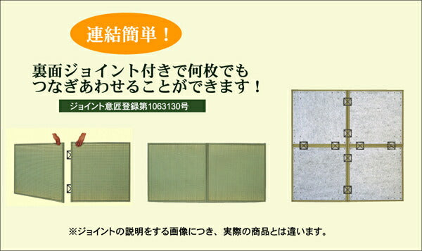 置き畳 ユニット畳 『フレア』 82×82×2.3cm 9枚(ナチュラル5枚4枚)1セット （中材:低反発ウレタン+フェルト） 送料無料