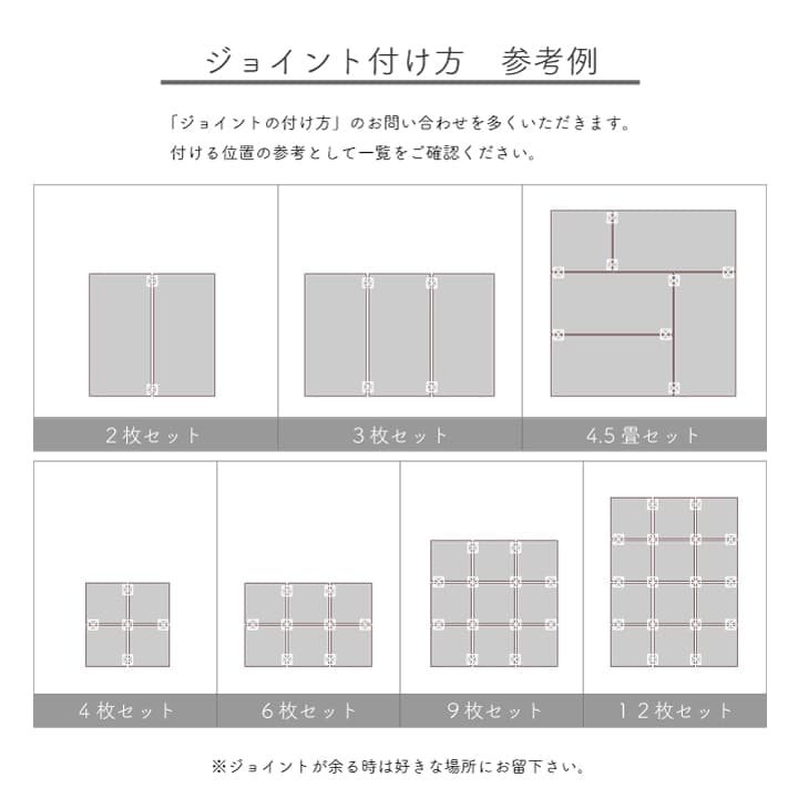 純国産 い草 日本製 置き畳 ユニット畳 簡単 和室 4.5畳セット(約82×164×1.7cm4枚+約82×82×1.7cm1枚) 軽量 ジョイント付き 送料無料