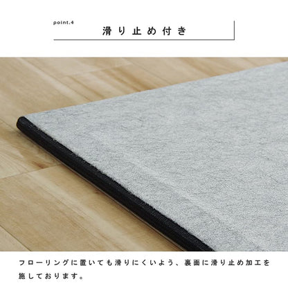 日本製 水拭きできる ポリプロピレン 置き畳 ユニット畳 シンプル 約70×70cm 4P （同色4枚組） 送料無料
