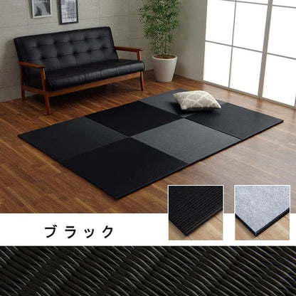 日本製 水拭きできる ポリプロピレン 置き畳 ユニット畳 シンプル 約70×70cm 6P （同色6枚組） 送料無料
