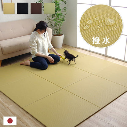 日本製 水拭きできる ポリプロピレン 置き畳 ユニット畳 シンプル 約70×70cm 9P （同色9枚組） 送料無料
