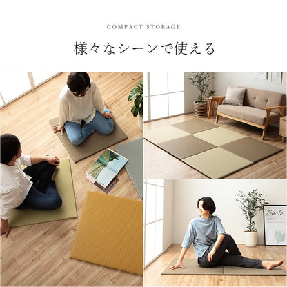 置き畳 ユニット畳 日本製 丈夫 除菌スプレー対応 PP ポリプロピレン 約70×70cm 単品 送料無料