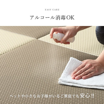 置き畳 ユニット畳 日本製 丈夫 除菌スプレー対応 PP ポリプロピレン 約70×70cm 単品 送料無料