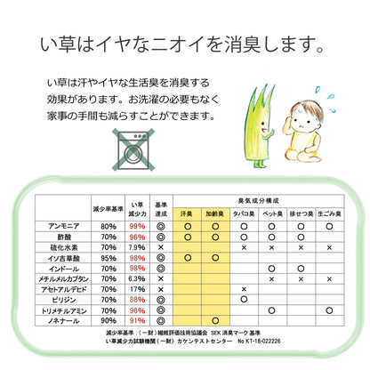日本製 い草 い草シーツ 子供用 お昼寝 シンプル 星柄 約70×120cm 送料無料