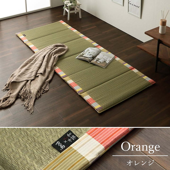 日本製 い草 い草マット  マット  ごろ寝マット  フリーマット  クッション性 和風柄   約70×180cm 送料無料