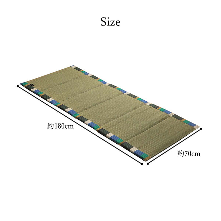 日本製 い草 い草マット  マット  ごろ寝マット  フリーマット  クッション性 和風柄   約70×180cm 送料無料