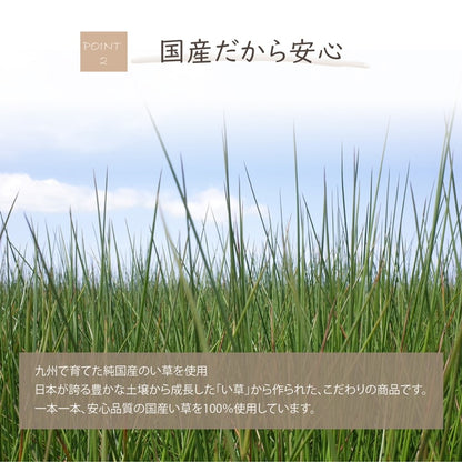 日本製 国産 消臭剤 い草 天然素材 デオグラス 帯白 約10×6.5cm丸 送料無料