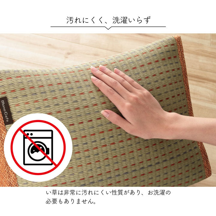 クッション くつろぎ い草 抗菌防臭 シンプル 小林製薬コバガード使用 約40×30×20cm 送料無料