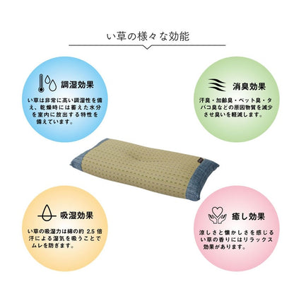 枕 まくら い草 消臭 ごろ寝 抗菌防臭 消臭 シンプル 小林製薬コバガード使用 約50×30cm 送料無料