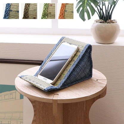 スマホ用 スタンド い草 抗菌防臭 シンプル 小林製薬コバガード使用 約12×20×11cm 送料無料
