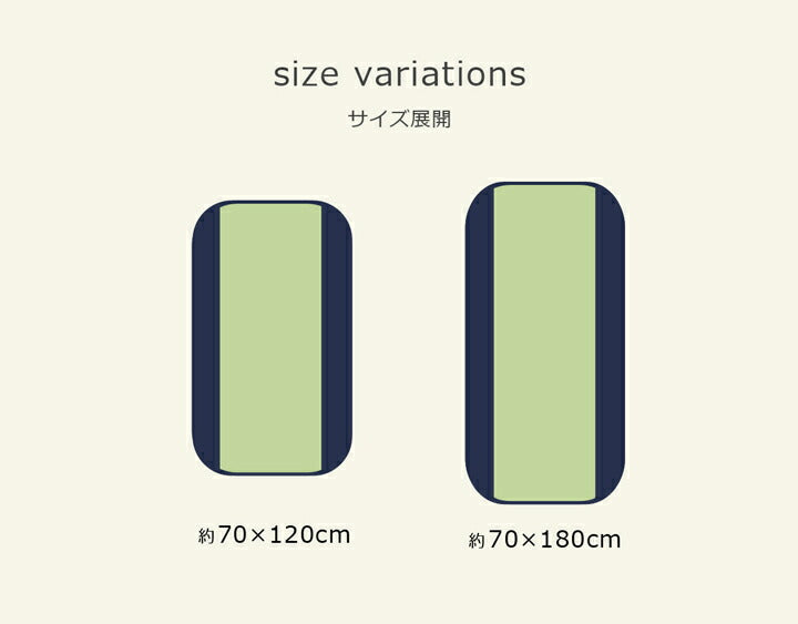 純国産 フリーーマット 『ことり』 約70×180cm (中材:固綿15mm) 送料無料