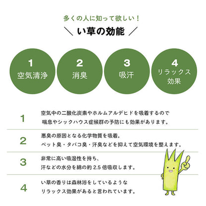 枕 まくら い草 高さが調整できる さらさら 消臭 シンプル 無地 平枕 約50×30cm 送料無料