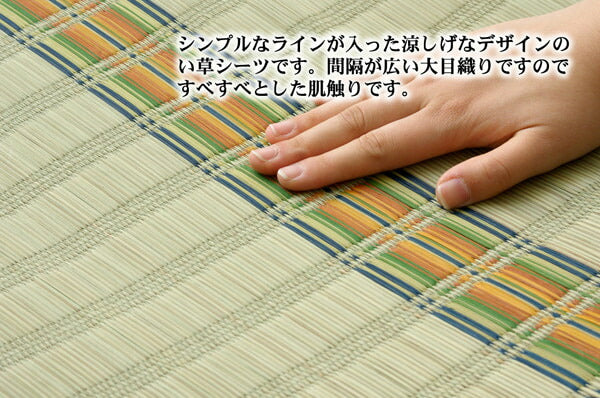 純国産 い草のシーツ（寝ござ） 『新大目舞子』 シングル約88×180cm 送料無料