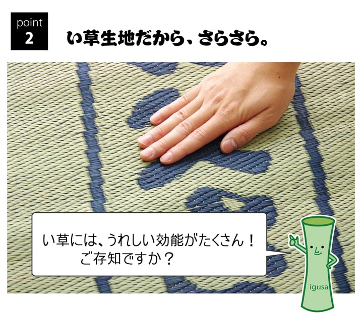 固わた40mm入り い草ごろ寝フリーマット（おやじの場所) 『大和』 約70×150cm 送料無料