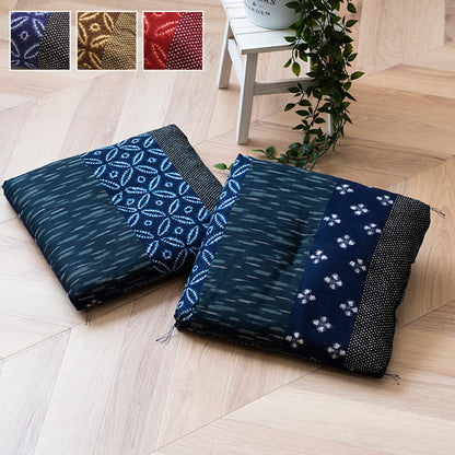 座布団 小座布団 綿100% 国産 和柄 『モダン 小座布団』 側サイズ（約40×40cm） 製品サイズ（約37×37cm） 2枚組 送料無料