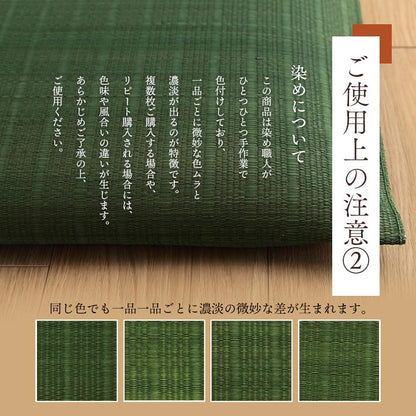 座布団 い草座布団 日本製 抗菌防臭 消臭 湿度調整 蒸れにくい 涼しい モダン 無地 2枚組 55×55cm 送料無料
