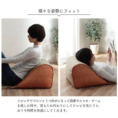 クッション くつろぎ ごろごろ い草 抗菌防臭 消臭 シンプル 小林製薬コバガード使用 約48×90cm 送料無料