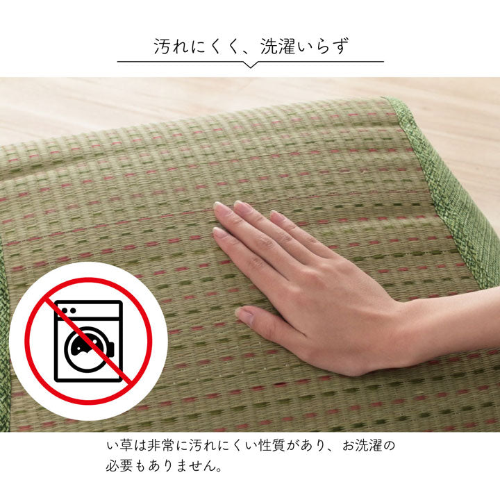 クッション くつろぎ ごろごろ い草 抗菌防臭 消臭 シンプル 小林製薬コバガード使用 約48×90cm 送料無料