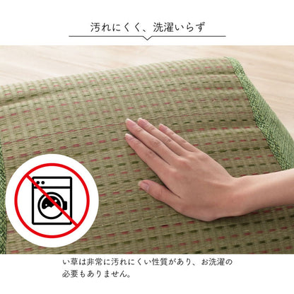 クッション くつろぎ ごろごろ い草 抗菌防臭 消臭 シンプル 小林製薬コバガード使用 約48×90cm 送料無料