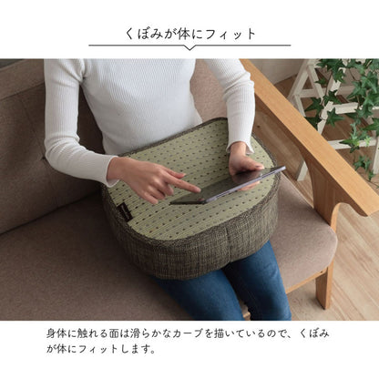 クッション くつろぎ リラックス スマホ い草 抗菌防臭 消臭 シンプル 小林製薬コバガード使用 約30×40×15cm 送料無料 - 【公式】allecore(アレコレ) 家具インテリア・生活雑貨のオンライン通販