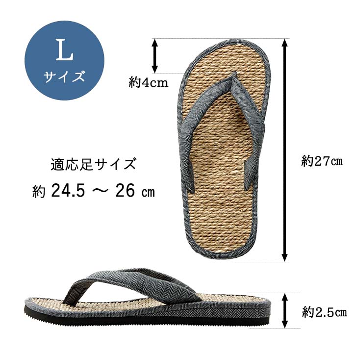 スリッパ 箱付七島い草 ベトナム製 ギフト シンプル M(適応サイズ22.5～25cm) 送料無料