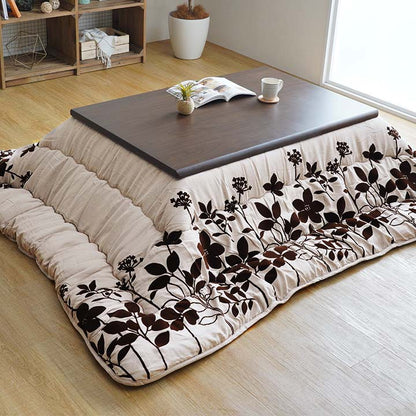 こたつ布団  正方形 モダンリーフ柄 約205×205cm 送料無料 - 【公式】allecore(アレコレ) 家具インテリア・生活雑貨のオンライン通販