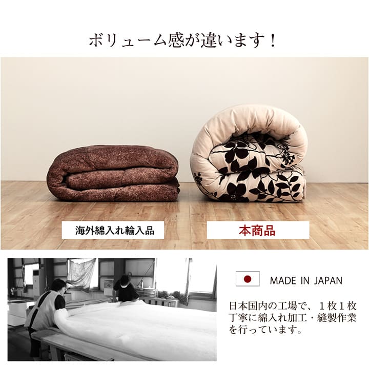 こたつ布団  正方形 モダンリーフ柄 約205×245cm 送料無料