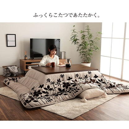 こたつ布団  正方形 モダンリーフ柄 約205×285cm 送料無料 - 【公式】allecore(アレコレ) 家具インテリア・生活雑貨のオンライン通販