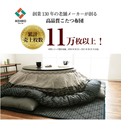 こたつ布団 円形 単品  しじら織り 約225cm丸 送料無料